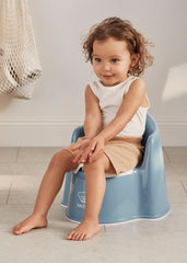 Potty Chair - Deep blue/White