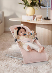 Bouncer Balance Soft - Pearly pink/White