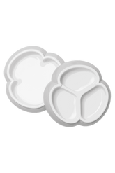 Baby Plate Set, 2-pack - Gray