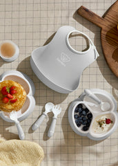 Dinnerware Set, 8 pcs - Gray