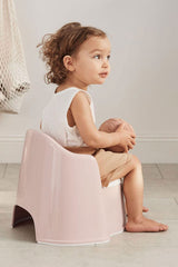 Potty Chair - Powder pink/White