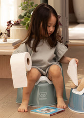 Potty Chair - Deep green/White