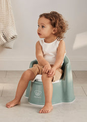 Potty Chair - Deep green/White