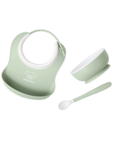 Baby Feeding Set, 3 pcs - Powder green