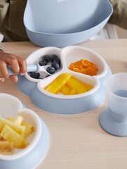 Baby Plate Set, 2-pack - Powder blue