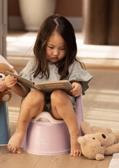 Potty Chair - Powder pink/White