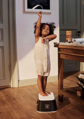 Step Stool - Black/White