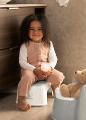 Step Stool - White/Gray