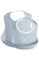 Feeding Bib Set, 2-pack - Powder blue
