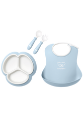 Mealtime set, 4 pcs - Powder blue