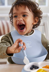 Baby Bib - Powder blue
