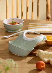 Baby Feeding Set, 3 pcs - Powder green