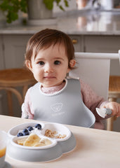 Baby Bib - Gray