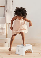 Step Stool - White/Gray