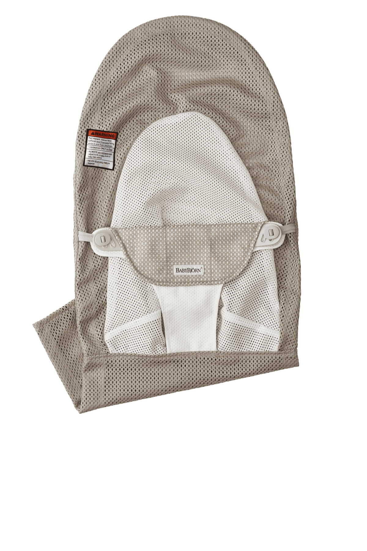 Extra Fabric Seat for Bouncer Balance Soft - Gray beige/White