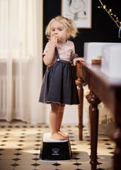 Step Stool - Black/White