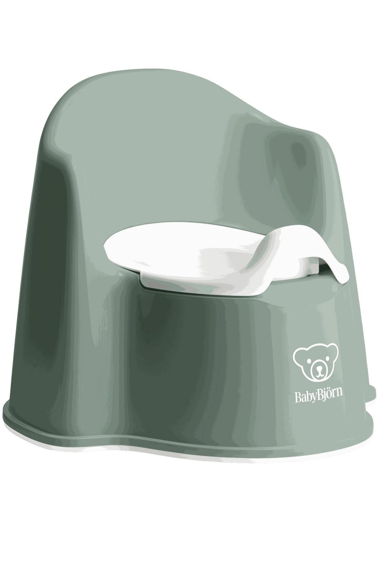 Potty Chair - Deep green/White