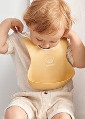 Baby Bib - Powder yellow