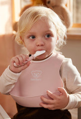 Baby Bib - Powder pink