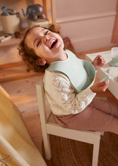 Baby Bib, 2-pack - Powder Green/ Powder Blue
