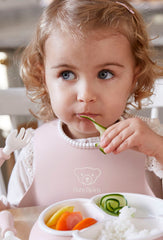 Baby Bib - Powder pink