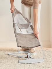 Extra Fabric Seat for Bouncer Balance Soft - Gray beige/White