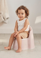 Potty Chair - Powder pink/White