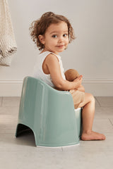 Potty Chair - Deep green/White