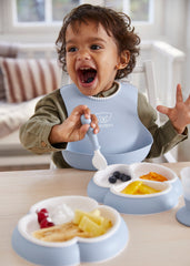 Baby Bib - Powder blue