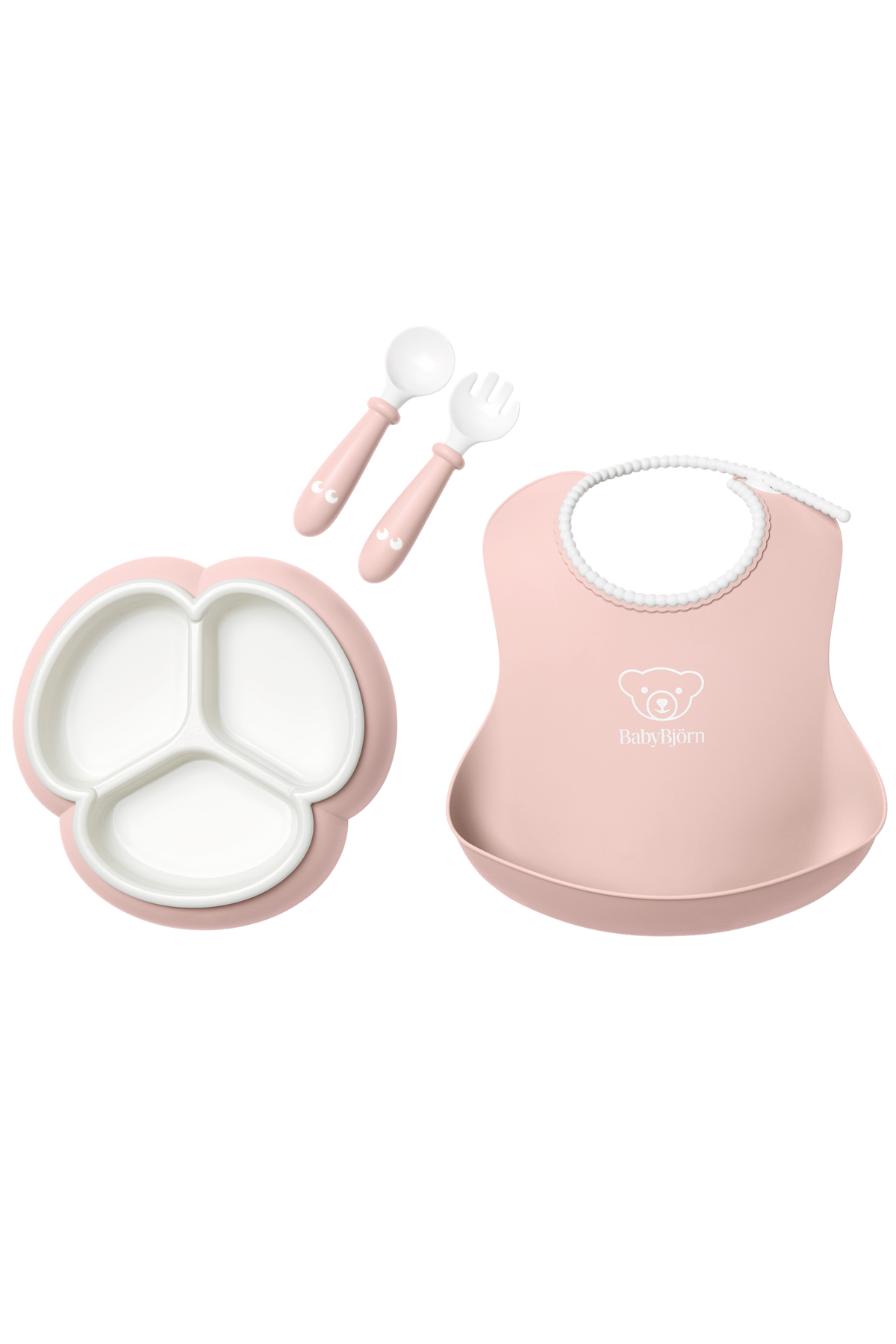 Mealtime set, 4 pcs - Powder pink