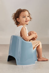 Potty Chair - Deep blue/White