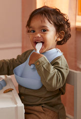 Baby Bib - Powder blue