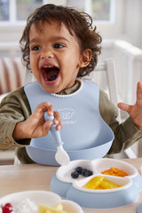 Feeding Bib Set, 2-pack - Powder blue