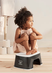 Step Stool - Black/White