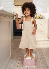 Step Stool - Powder pink/White