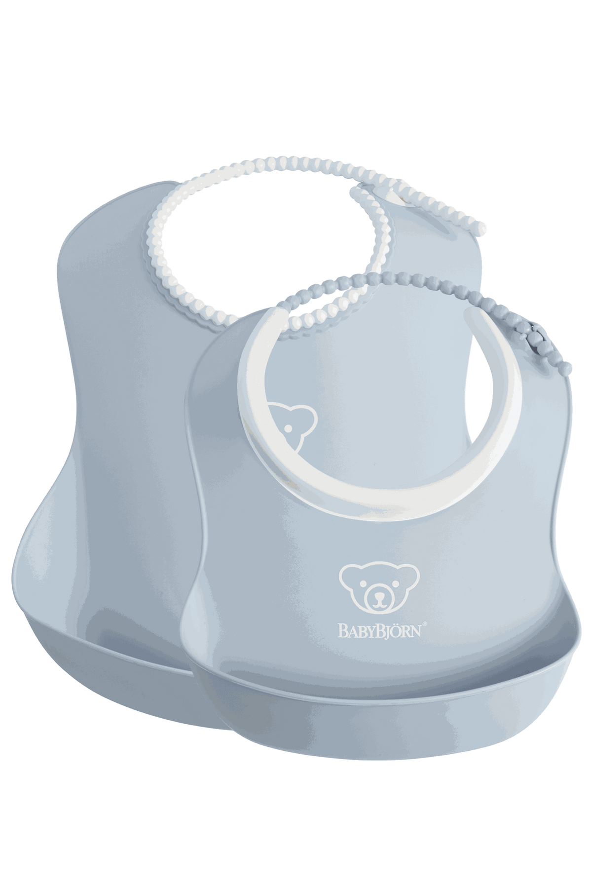 Feeding Bib Set, 2-pack - Powder blue